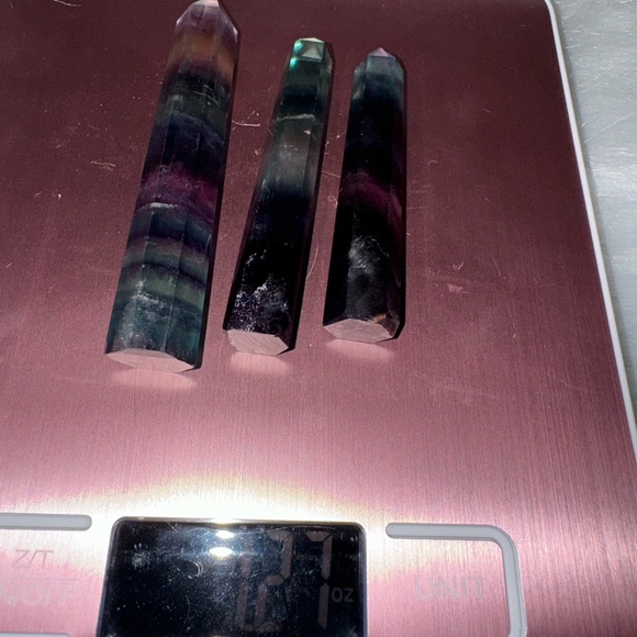 Beautiful Fluorite Crystal Bundle: Sphere & Tower - Picture 6 of 6